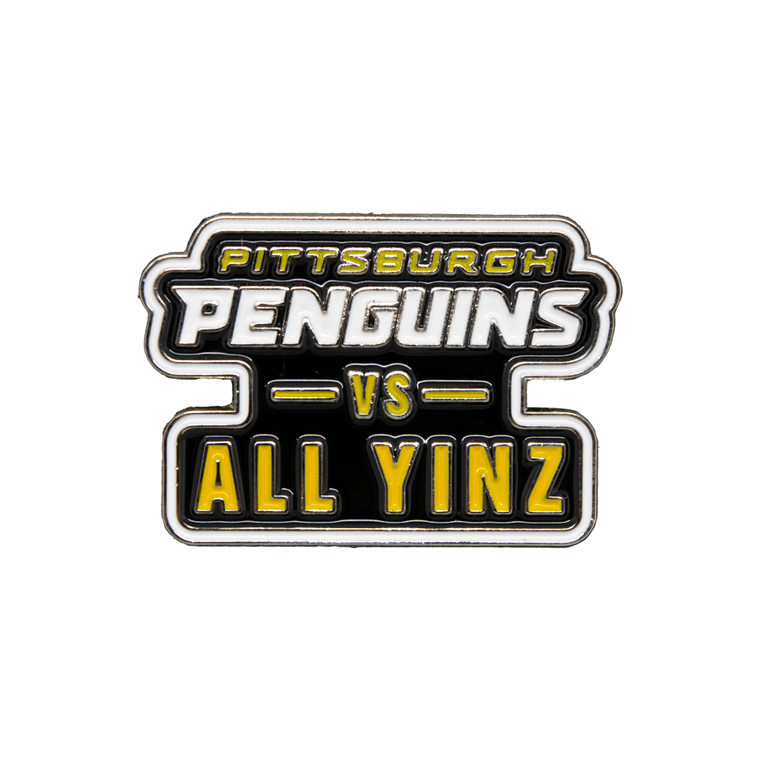 Pittsburgh Penguins vs All Yinz Lapel Pin