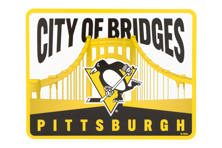 Pittsburgh Penguins City Bridges 5x6 Decal