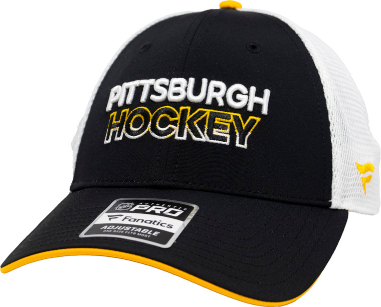 Pittsburgh Penguins Authentic Pro Rink Black Mesh Hat