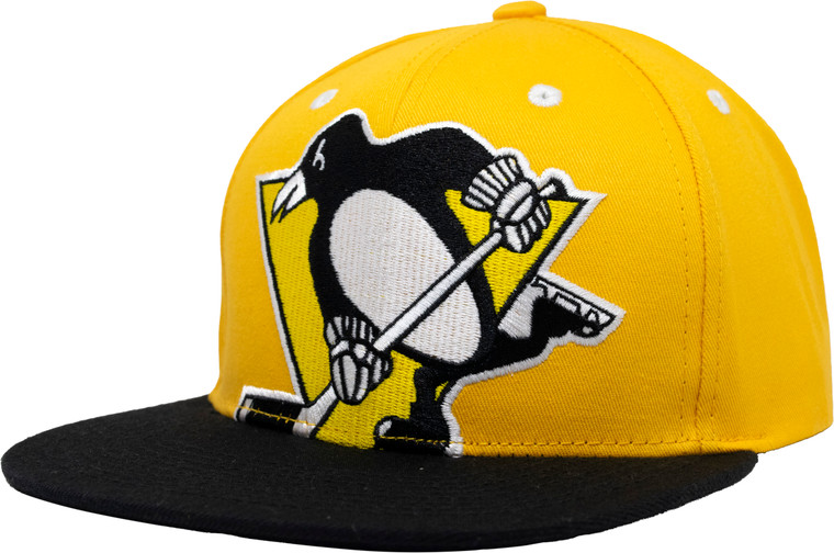 Pittsburgh Penguins FB Gold Snapback Hat