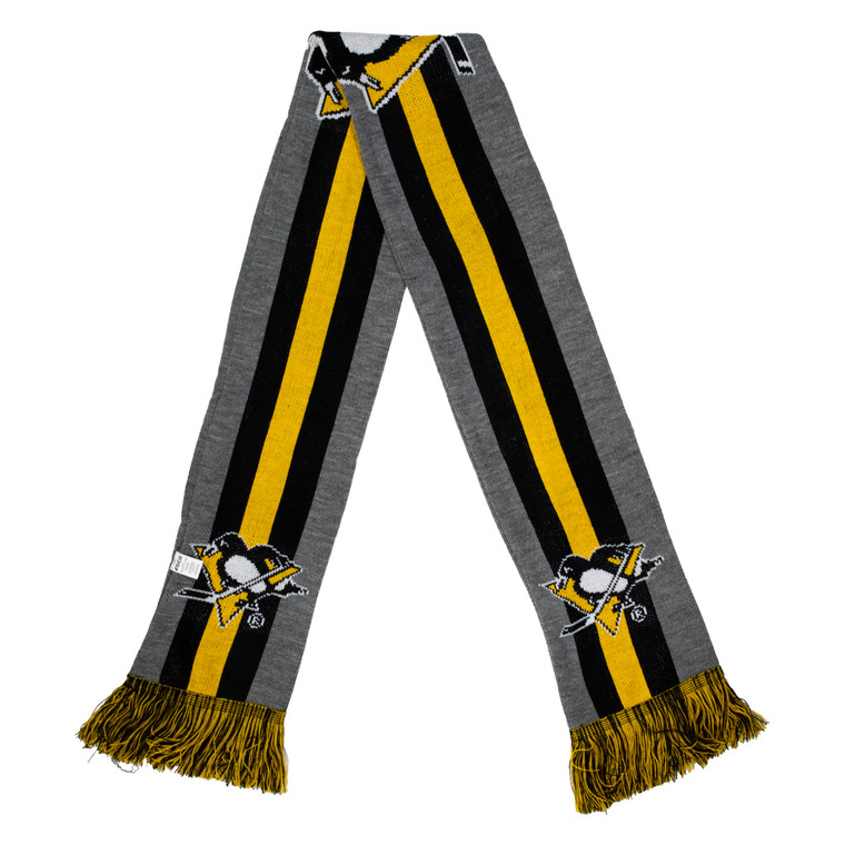 Pittsburgh Penguins Gray Big Logo Scarf