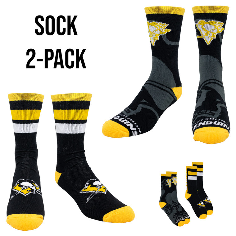 Pittsburgh Penguins Duo Sock 2-Pack