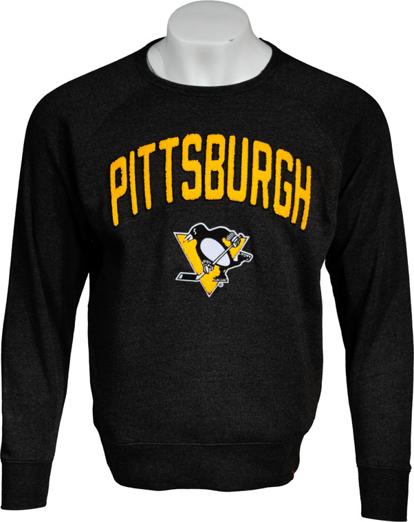 Pittsburgh Penguins Logo Harmon Crew Sweatshirt