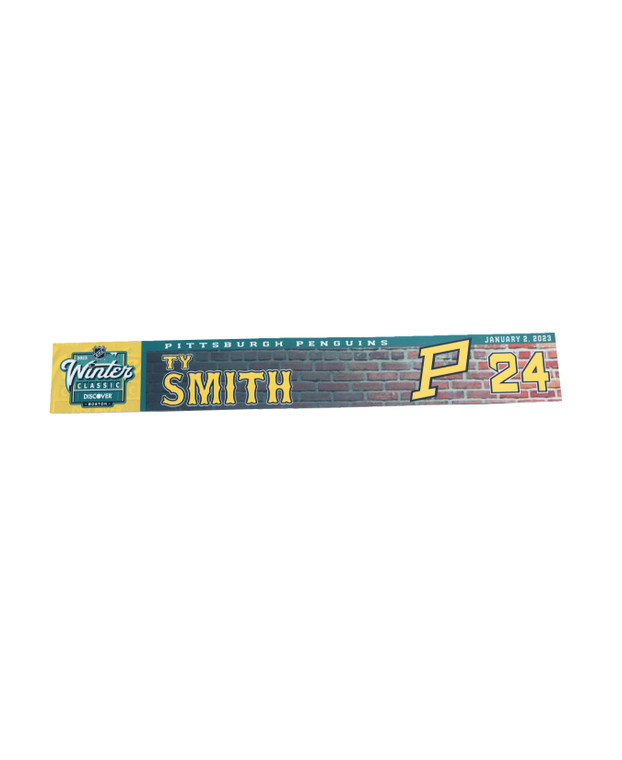 Ty Smith Winter Classic Locker Room Nameplate