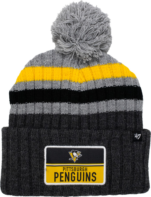 Pittsburgh Penguins Stack Pom Knit Cap