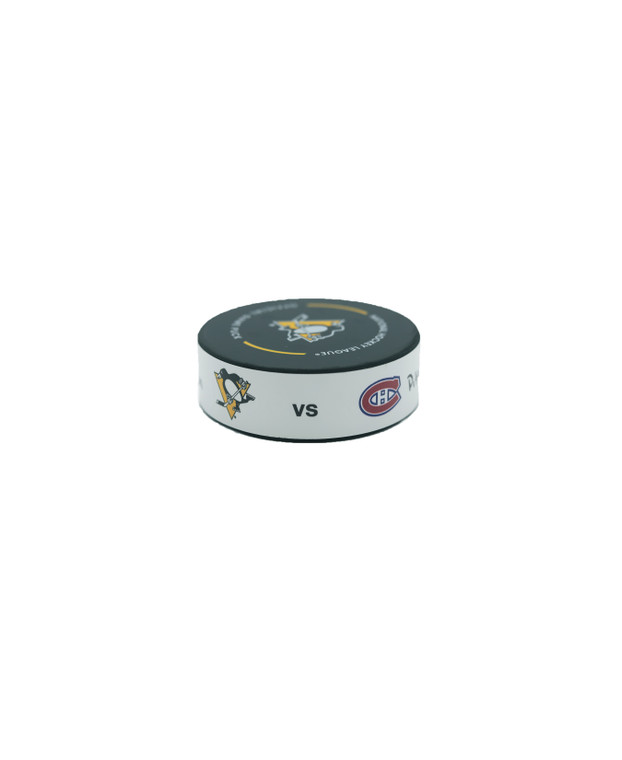 Mike Hoffman Goal Puck - Pittsburgh Penguins vs Montreal Canadiens on 3/14/23
