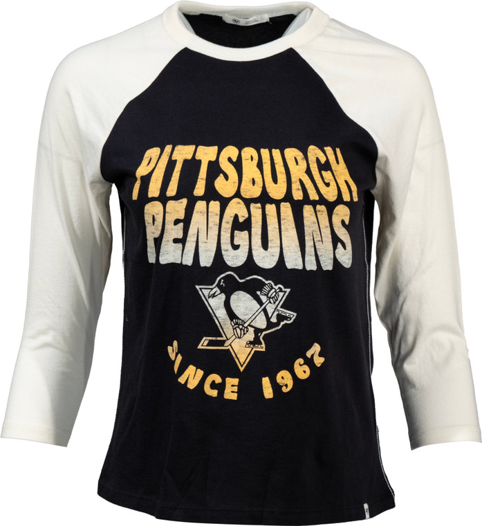 Pittsburgh Penguins Ladies Ava Raglan T-Shirt