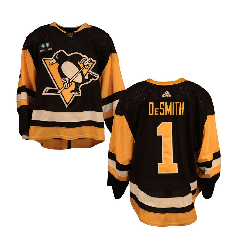 Casey DeSmith Game-Used Set 1 Home Jersey (2022-23)