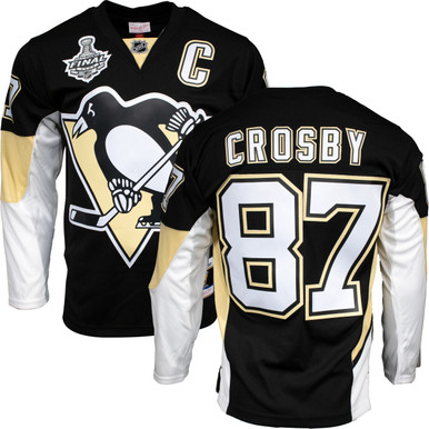 Mitchell & Ness Blue Line Sidney Crosby Pittsburgh Penguins 2008 Jersey