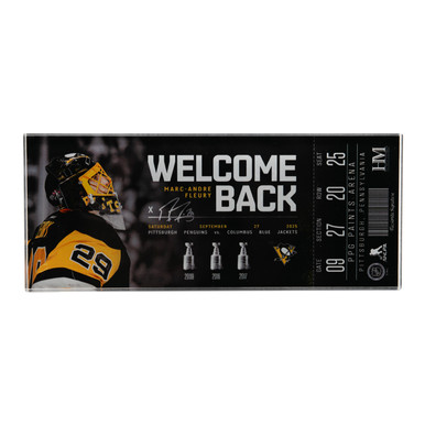 Pittsburgh Penguins Marc-André Fleury 2025 Preseason Game