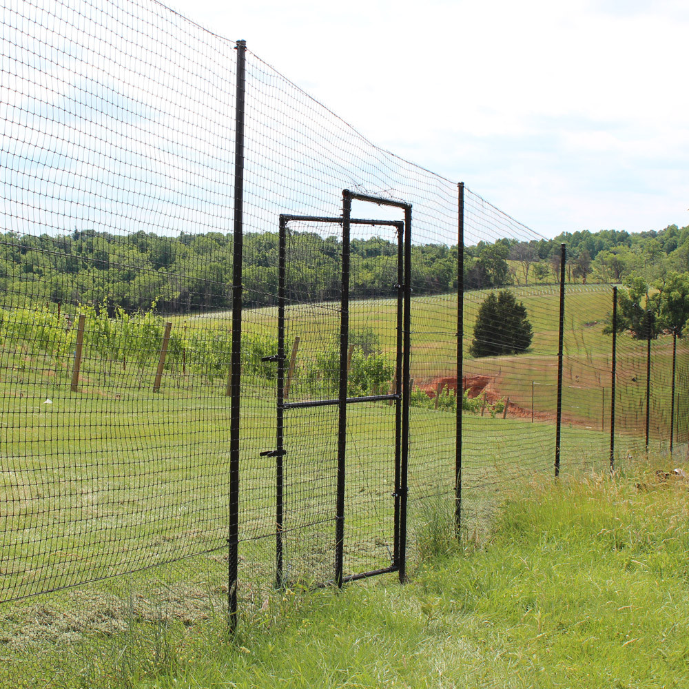 deer netting dog fence