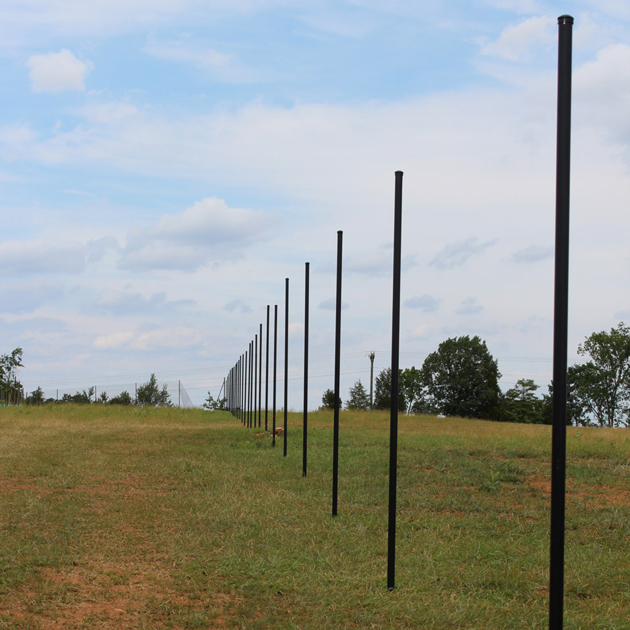 8' Heavy Deer Fence Line Posts 7pk