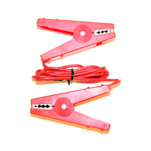 Two-Clip Jumper Lead - Red Two-Clip Jumper Lead - Red