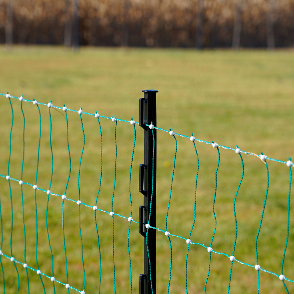 4' Step in Electric Fence Post Black 50 pk