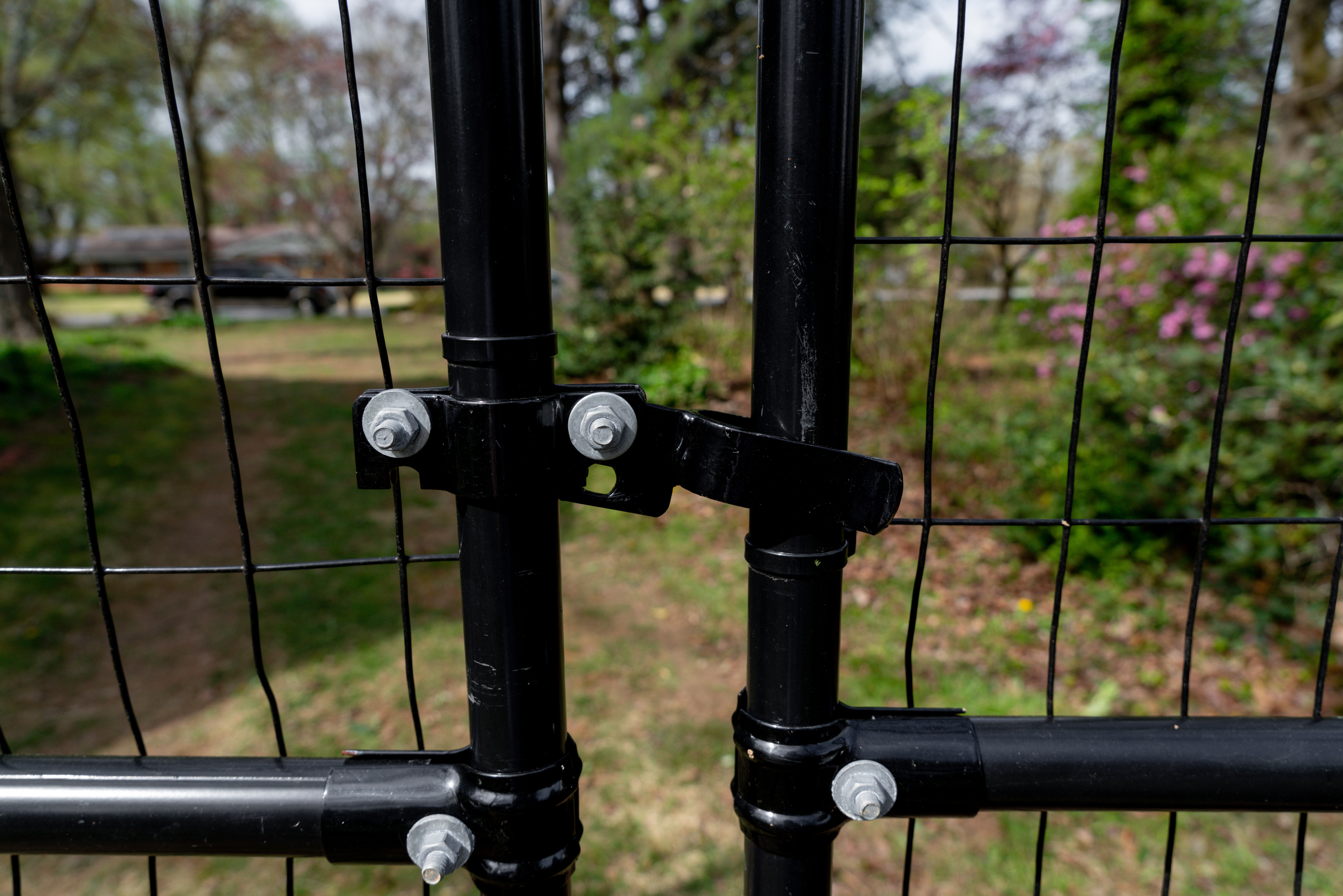 Dual Driveway Gate For 8' Deer Fence - DeerBusters.com