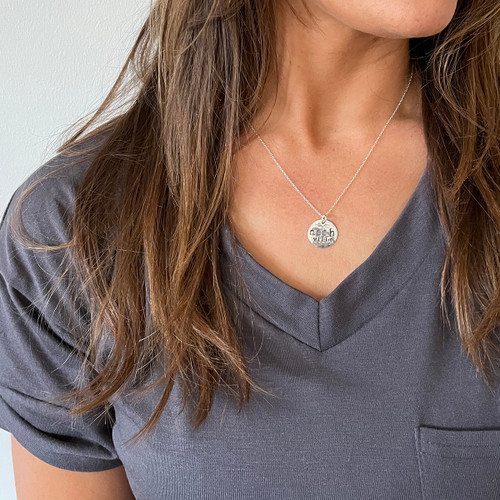Two Line City Necklace
