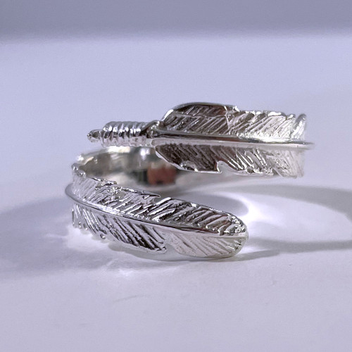 Feather Ring Sterling