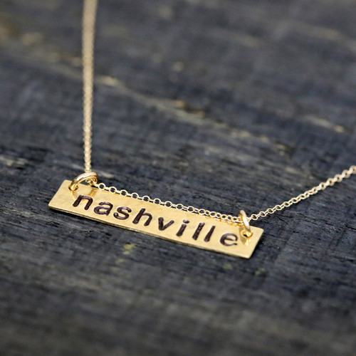 Louisville Skyline Necklace in Sterling Silver (Made to Order)