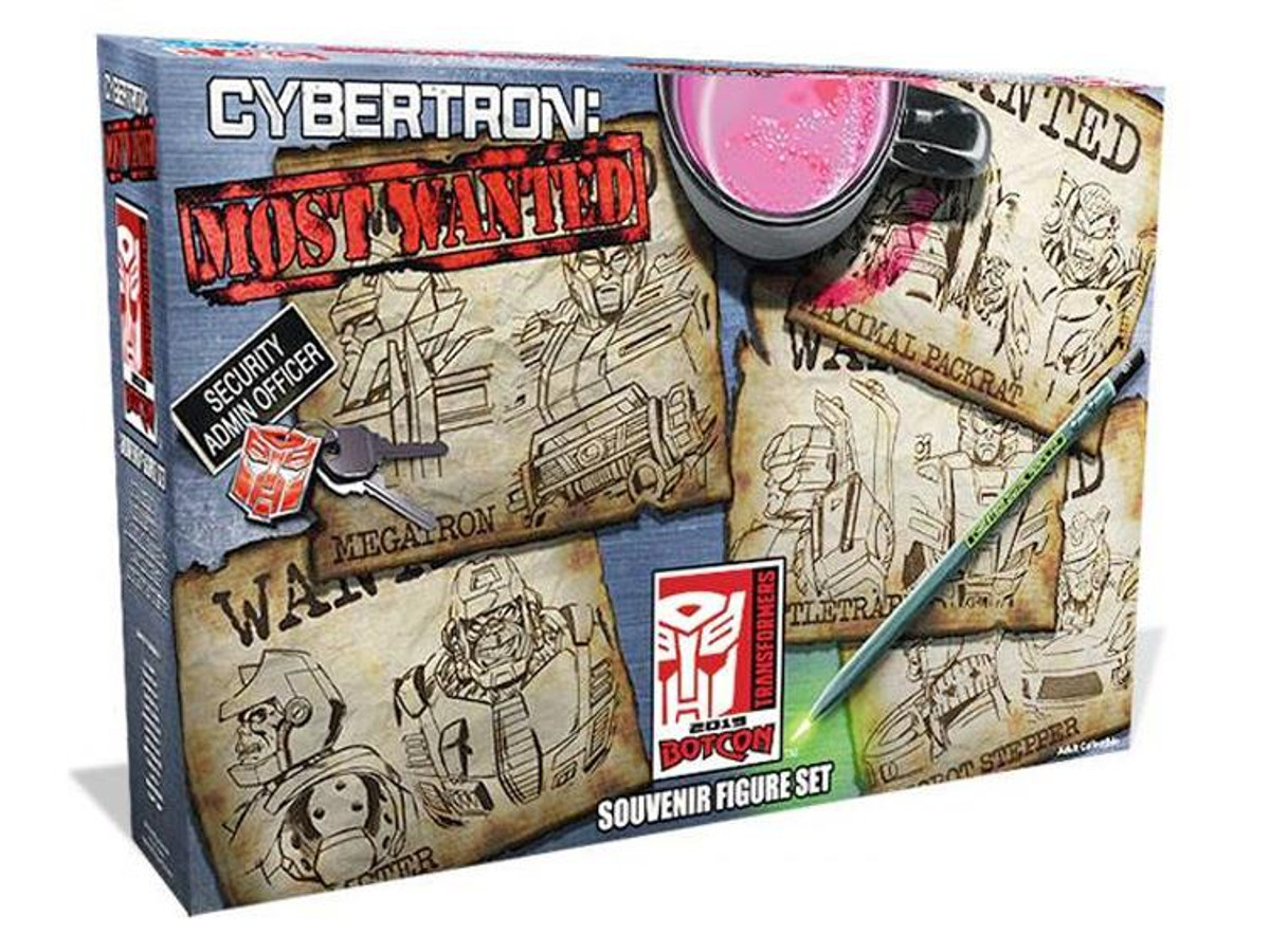 2015 Botcon Exclusive Cybertron's Most Wanted Box Set