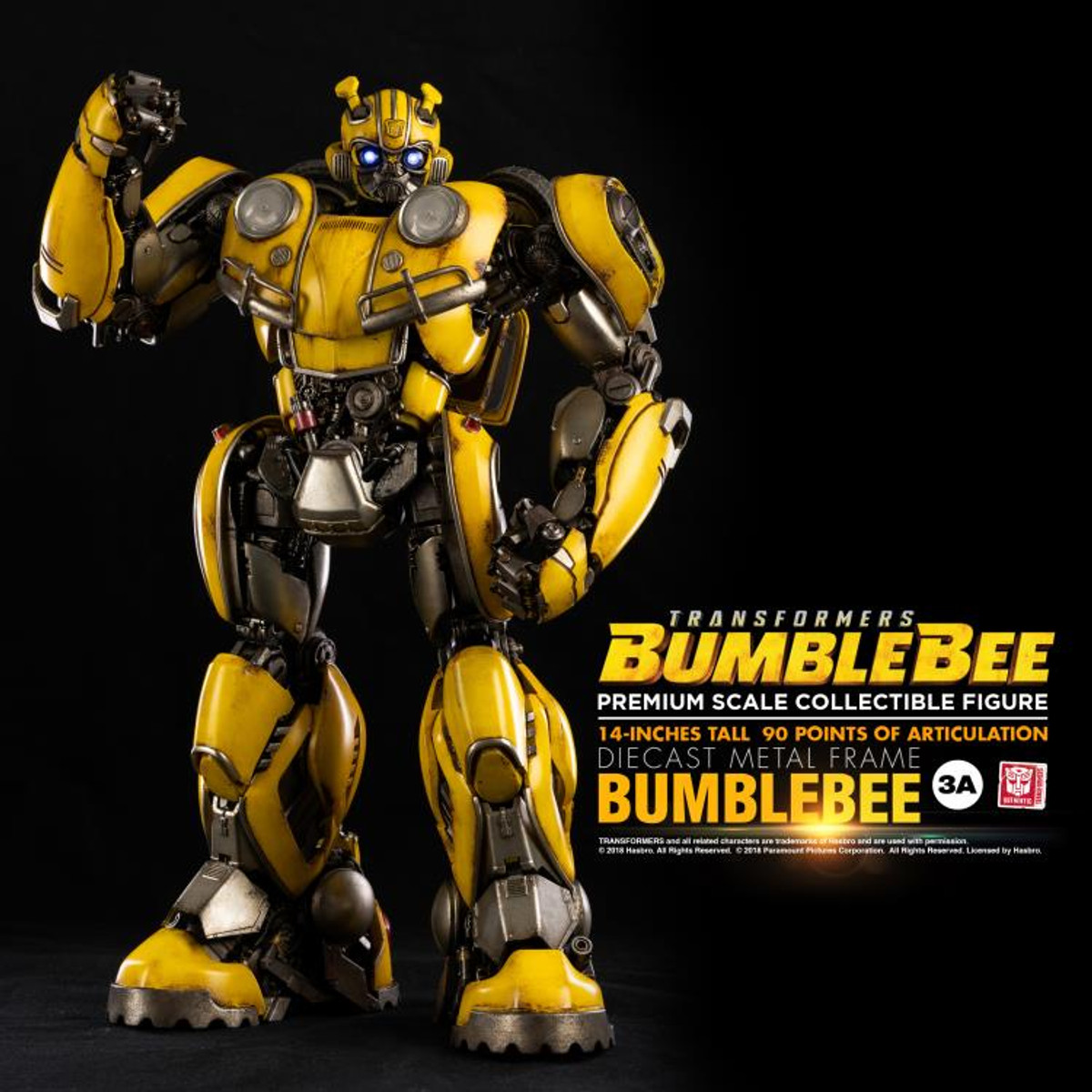 ThreeA - Premium Scale Collectible Figure - Bumblebee Movie: Bumblebee  (Deposit Required)