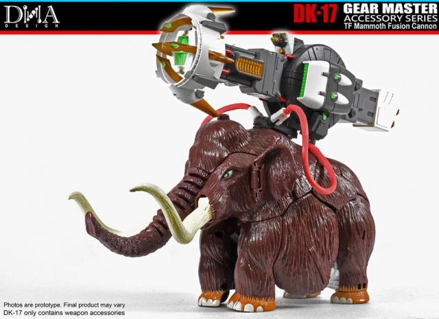 dna design dk 17 gear master accessory series mammoth fusion cannon