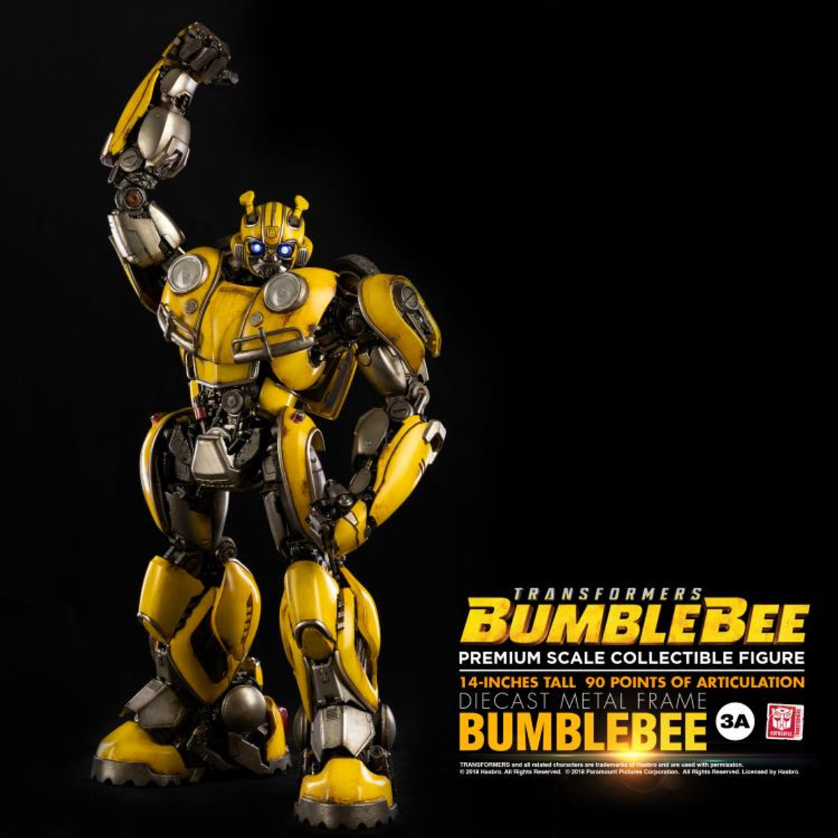 Optimus Prime Transformers Bumblebee Movie threezero Premium Scale Action  Figure 