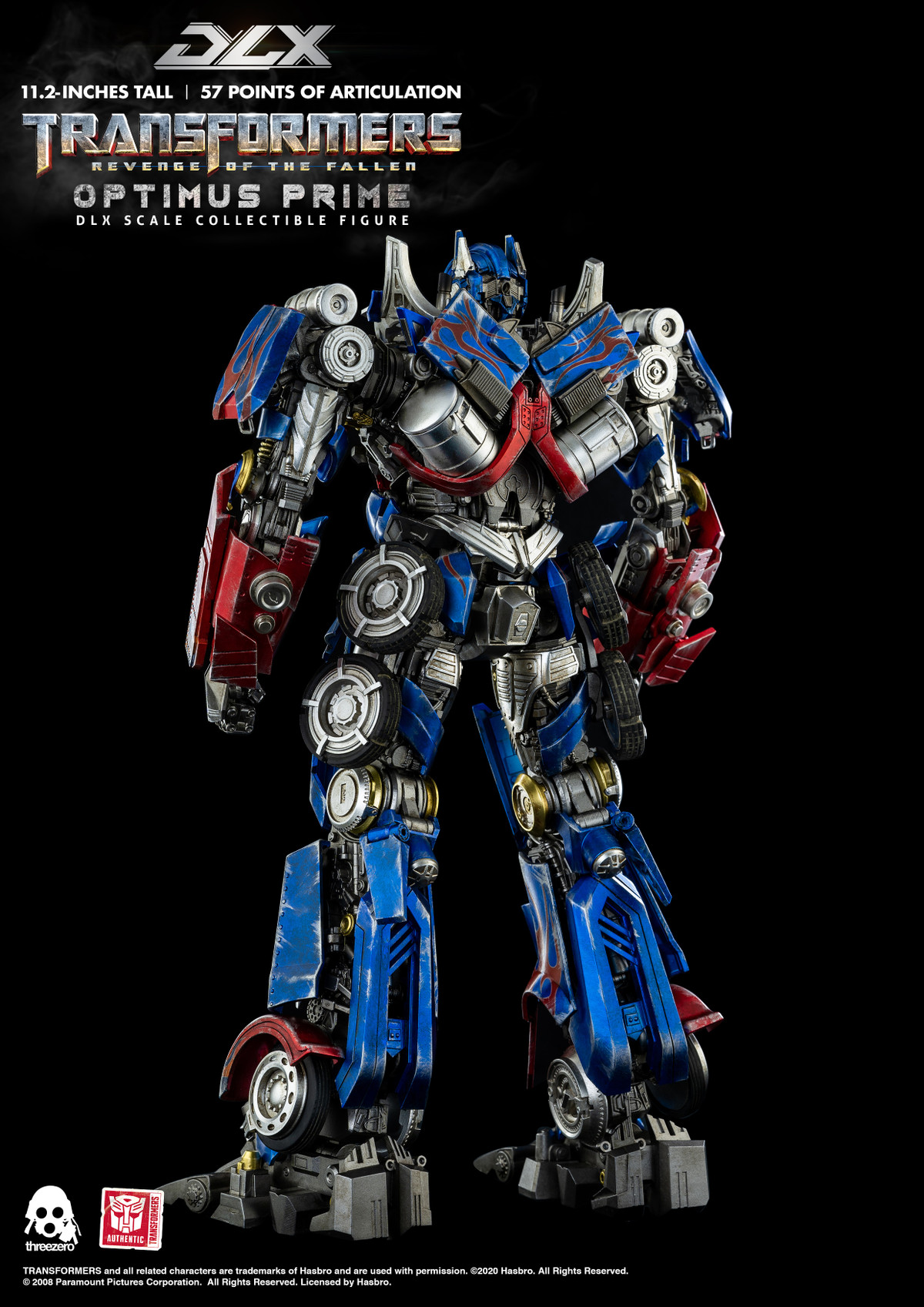 threezero Transformers The Last Knight DLX Optimus Prime Action Figure New