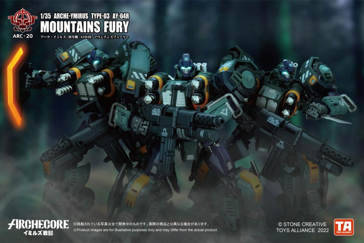 Toys Alliance - Archecore: ARC-20 Arche-Ymirus TYPE-03 AY-04R Mountains  Fury Figure