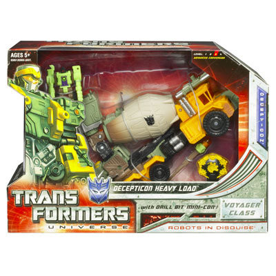 Voyager Class Decepticon Heavy Load with Drill Bit Mini-Con
