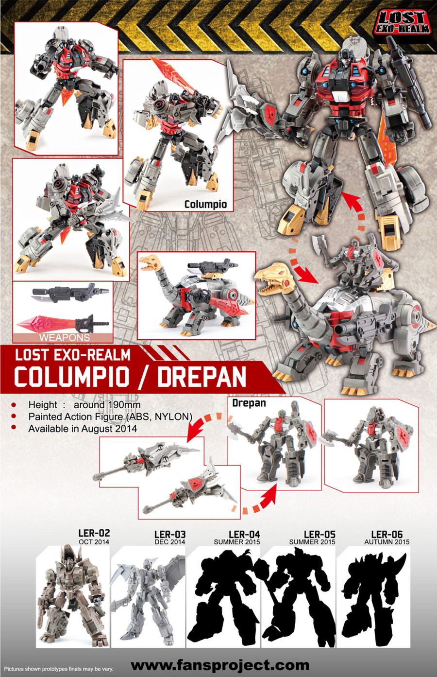 FansProject - Lost Exo Realm LER-01 - Columpio & Drepan