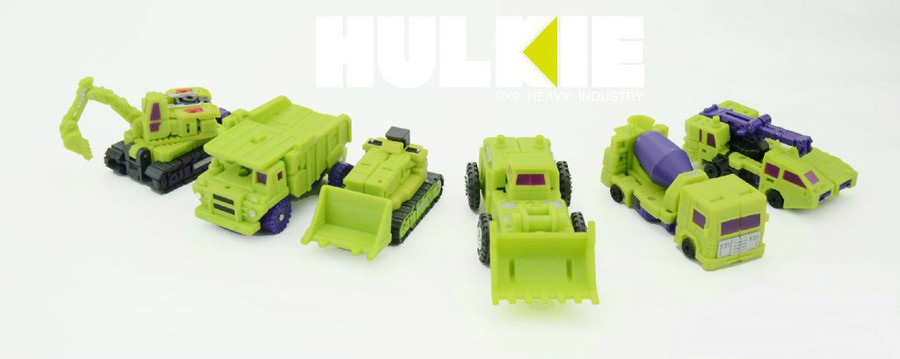 DX9 - War in Pocket - Hulkie set of 6 figures