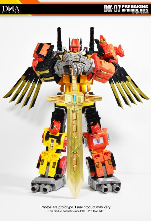 DK-07 POTP PREDAKING UPGRADE KITS おもちゃ DNA Design - DK-07 - POTP Predaking Upgrade Kit