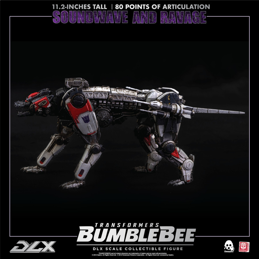 Threezero (ThreeA) - Bumblebee Movie: DLX Soundwave and Ravage