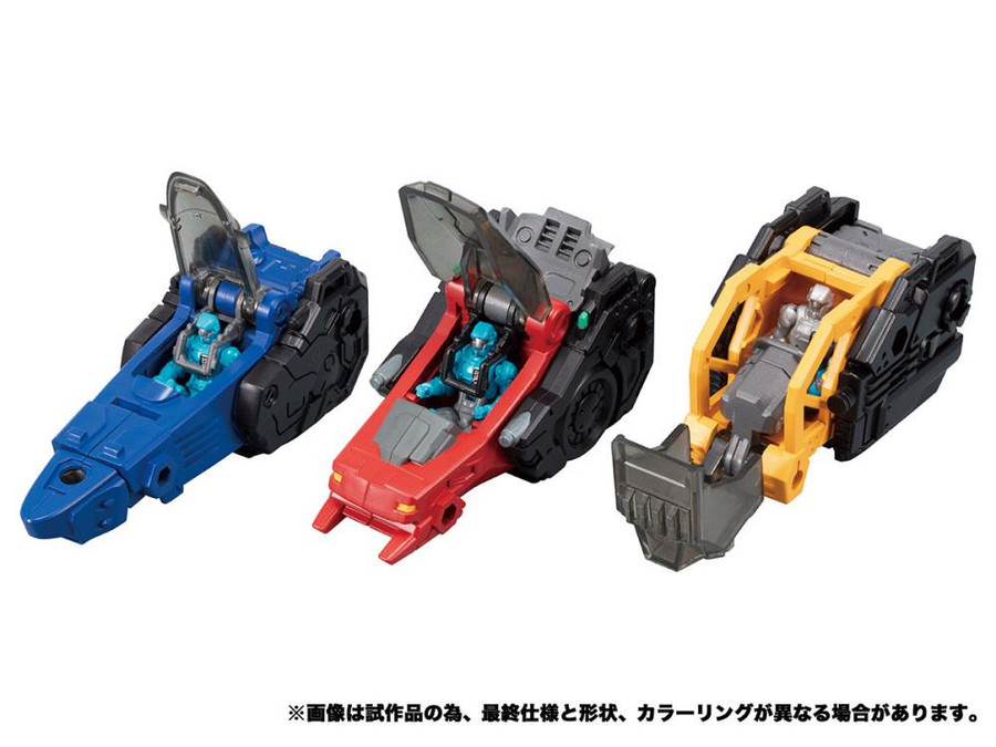 Diaclone Reboot - DA-53 Tryverse Bullet Core Set (Takara Tomy Mall Exclusive)