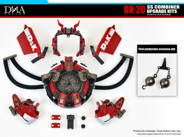 トランスフォーマー スタジオシリーズ デバステーター DK-20 DNA Design DK20 Studio Series Combiner Devastator Upgrade Kit