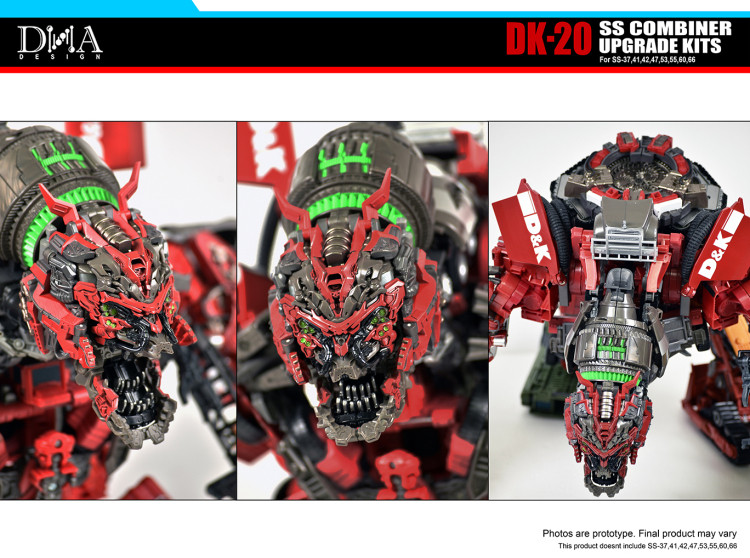 トランスフォーマー スタジオシリーズ デバステーター DK-20 DNA Design DK20 Studio Series Combiner Devastator Upgrade Kit