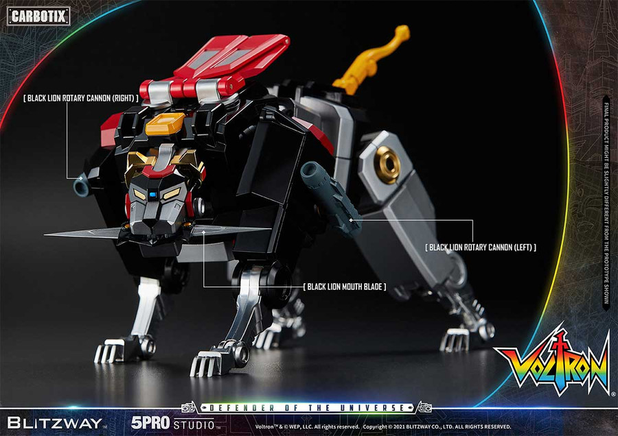 Blitzway - 5PRO Studio Carbotix Series: Voltron Defender of the Universe