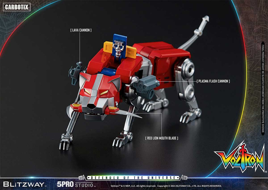 Blitzway - 5PRO Studio Carbotix Series: Voltron Defender of the Universe