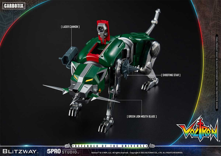 Blitzway - 5PRO Studio Carbotix Series: Voltron Defender of the Universe