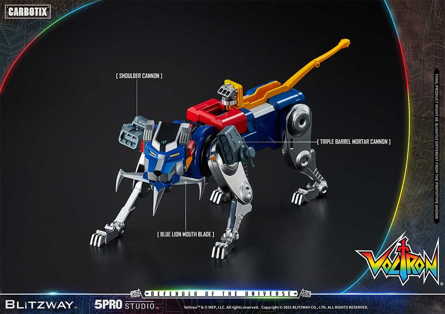 Blitzway - 5PRO Studio Carbotix Series: Voltron Defender of the Universe