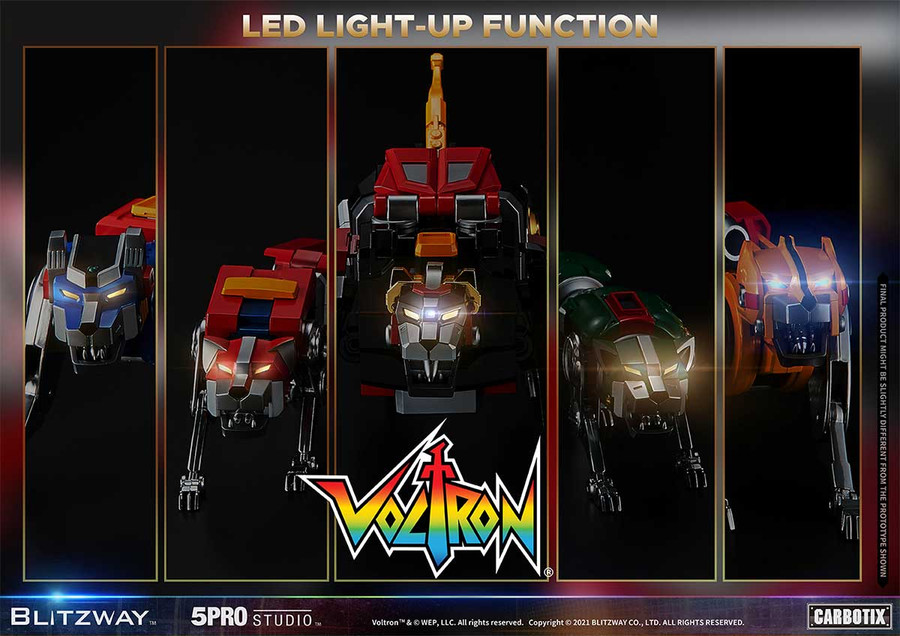 Blitzway - 5PRO Studio Carbotix Series: Voltron Defender of the Universe