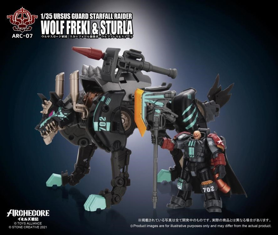 Toys Alliance - Archecore: ARC-07 Ursus Guard Starfall Raider Wolf Freki & Sturla