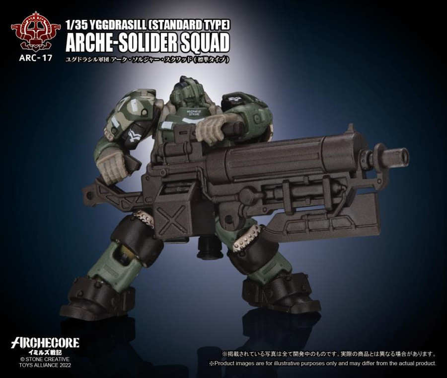 Toys Alliance - Archecore: ARC-17 Yggdrasill Arche-Knights Squad (Standard Type)