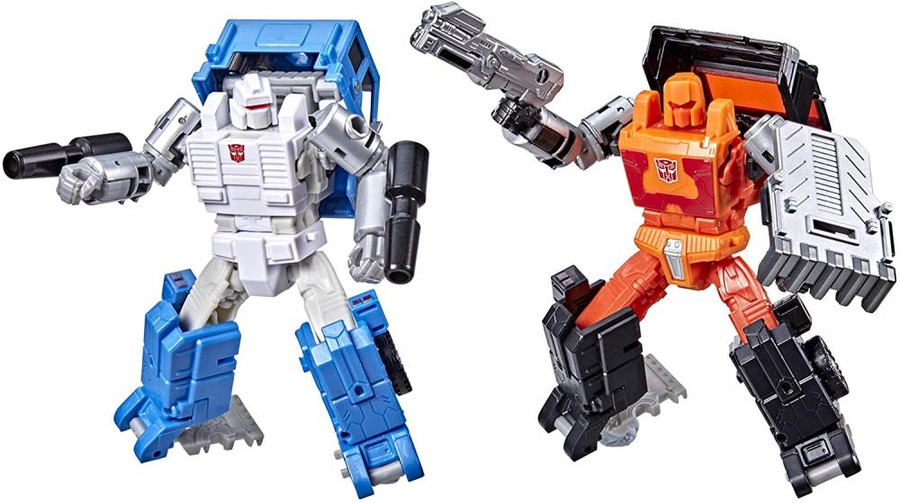 Transformers War for Cybertron: Kingdom Golden Disk Collection - Deluxe Road Ranger & Puffer 2 Pack