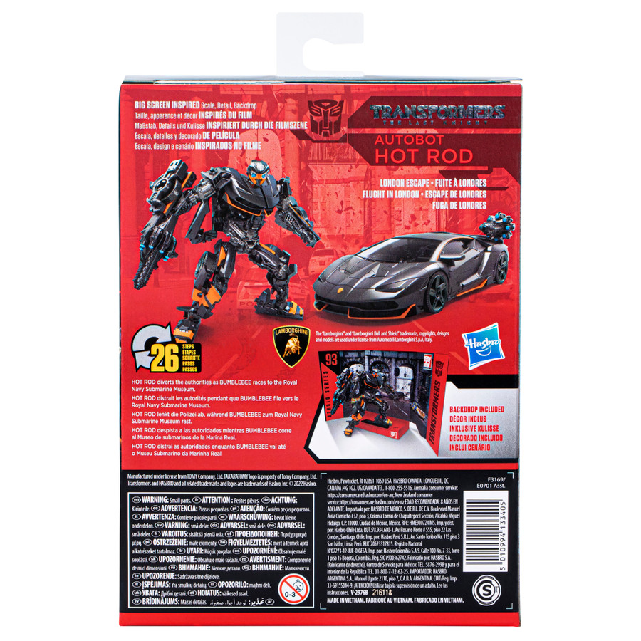 Transformers Generations Studio Series - Deluxe Hot Rod 93