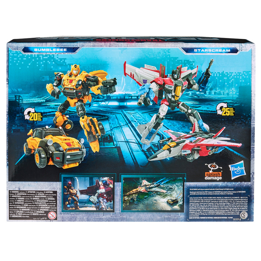 Transformers: Reactivate - Bumblebee VS Starscream 2 Pack