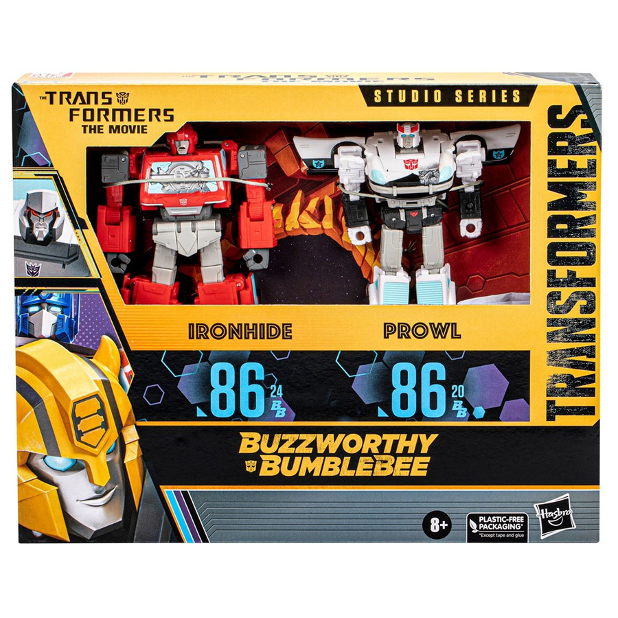 Transformers Studio Series 86: Buzzworthy Bumblebee - The Transformers: The Movie 86-24BB Ironhide and 86-20BB Prowl
