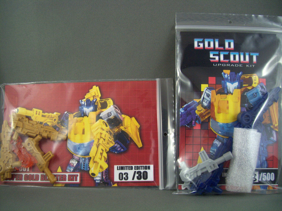 Renderform Gold Scout Kit with Exclusive Super Gold Blaster Kit