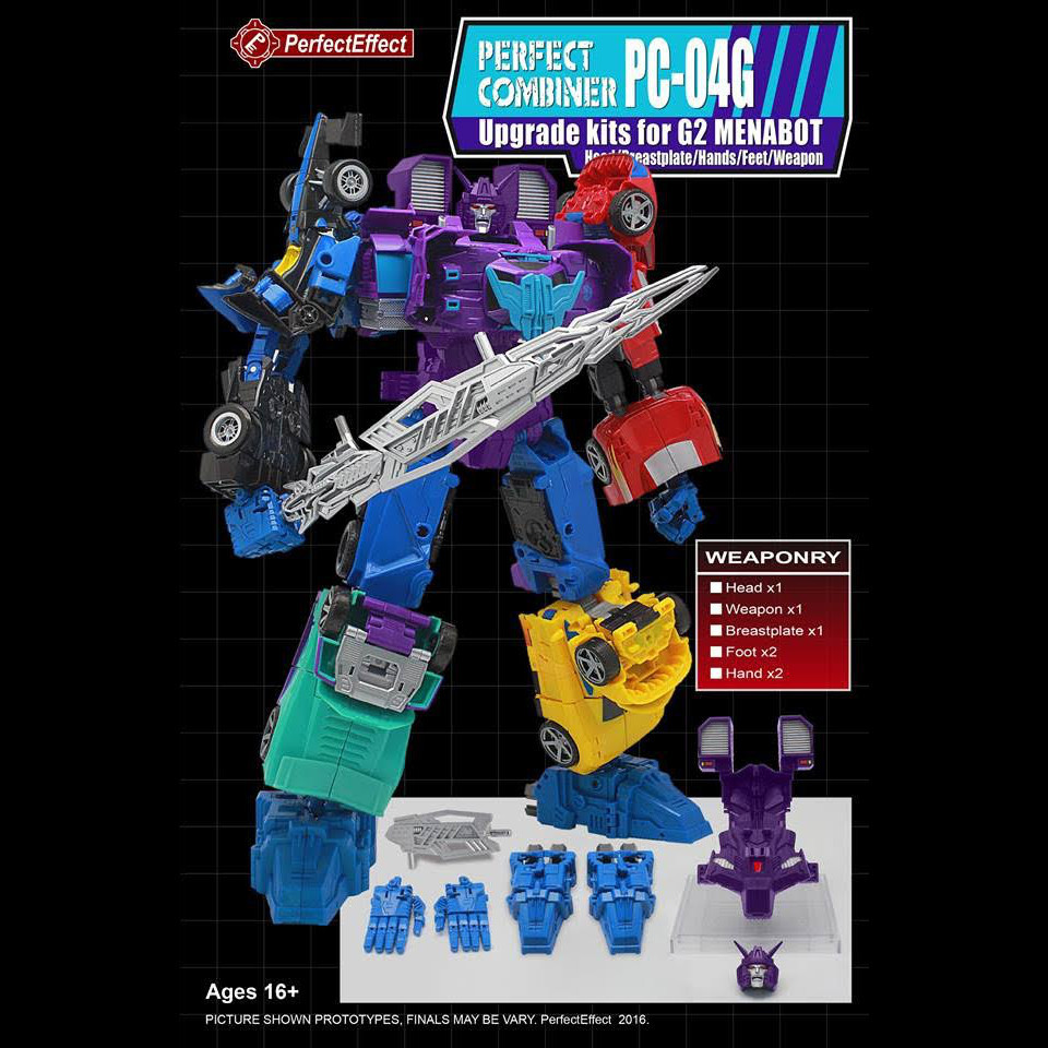 PC-04 Perfect Combiner 新品未使用 Perfect Effect - PC-04G Perfect Combiner Upgrade Set for G2 Menasor