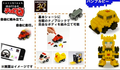 Transformers Nanoblock Motion Choro-Q - Bumblebee